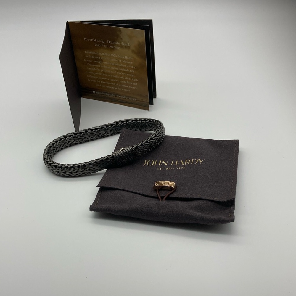 John Hardy Silver Woven Bracelet